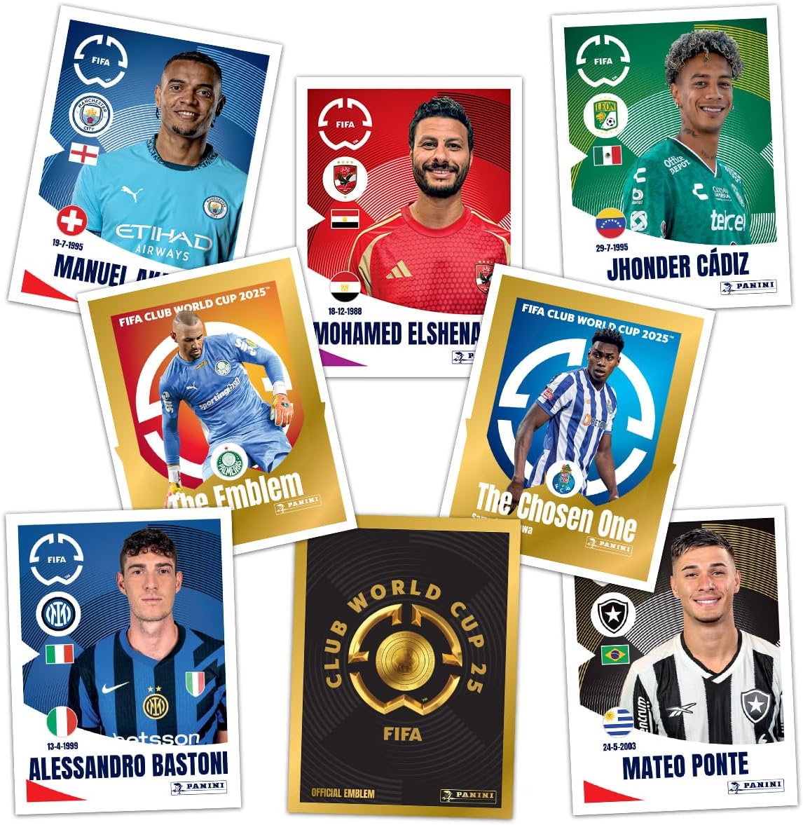 Panini FIFA Club World Cup 2025 Sticker Collection (Box of 50 Bags)