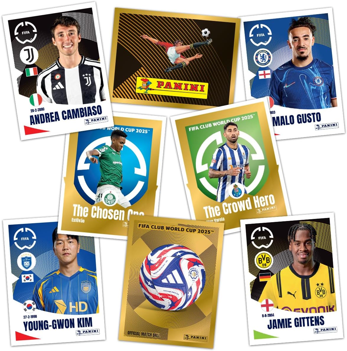 Panini FIFA Club World Cup 2025 Sticker Collection (Box of 50 Bags)