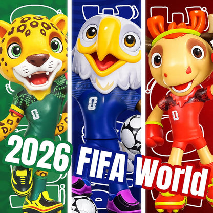 FIFA Official Licensed World Cup 2026 USA Mascot Clutch the Bald Eagle 10.3" Display Statue, Custom Laser Engraved Text & Logo with Acrylic Dome, Personalized Gift for Soccer Fans (Clutch)