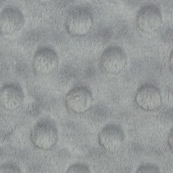 Cuddle Minky Dimple Dot Platinum Fabric